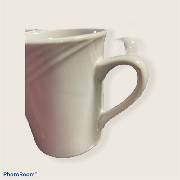 CRESTWARE Set of 6 White Ceramic Coffe Mugs. - Picture 5 of 5